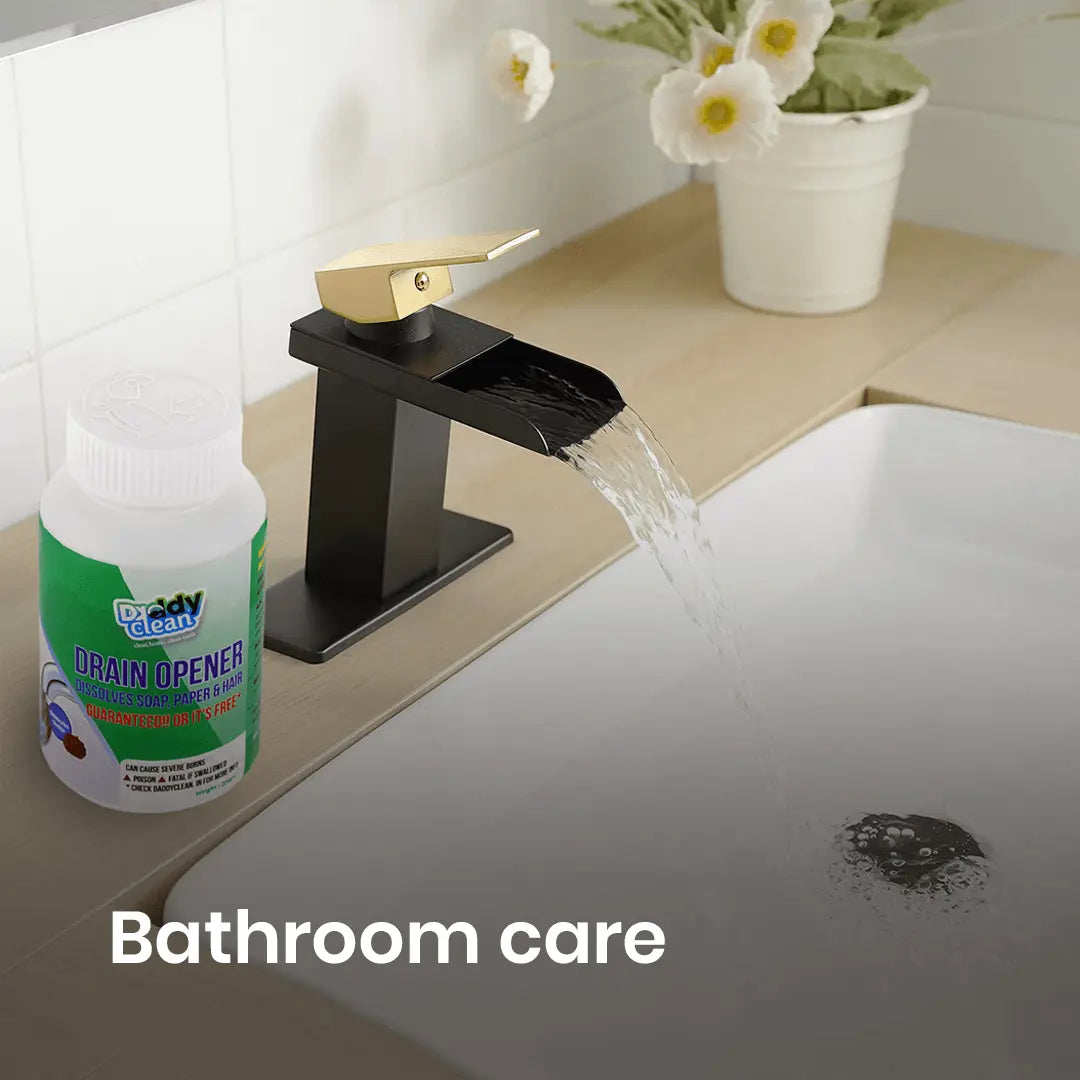 Bathroom Care Cleaning Kit – Stain Remover, Wiper, Drain Opener & Wipes