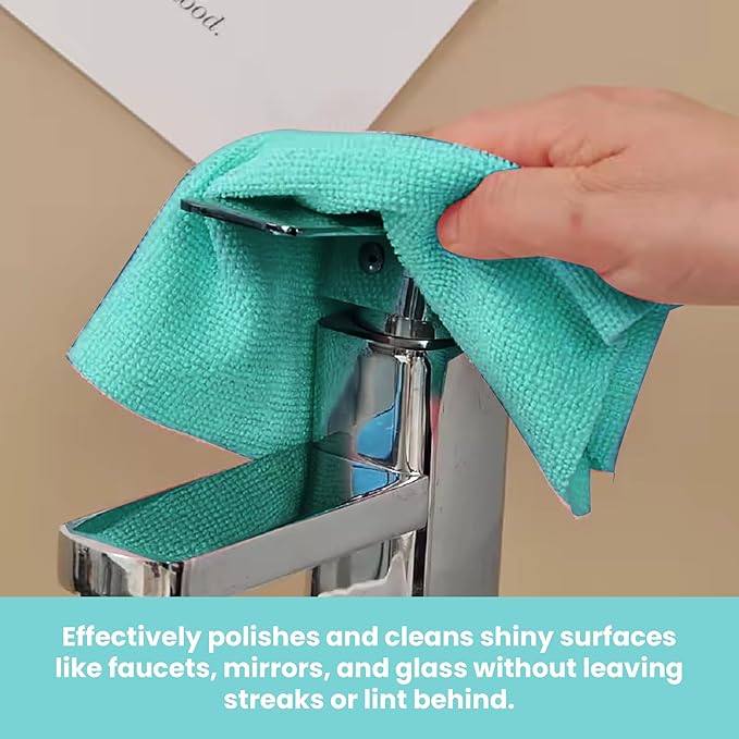 DaddyClean® Multipurpose Reusable Microfiber Cloth Roll – 20 Washable Pulls DaddyClean