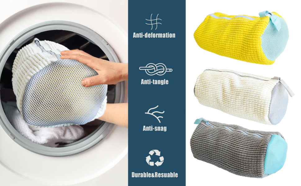 Daddyclean Polyester shoe washing-machine Bag with invisible zipper DaddyClean
