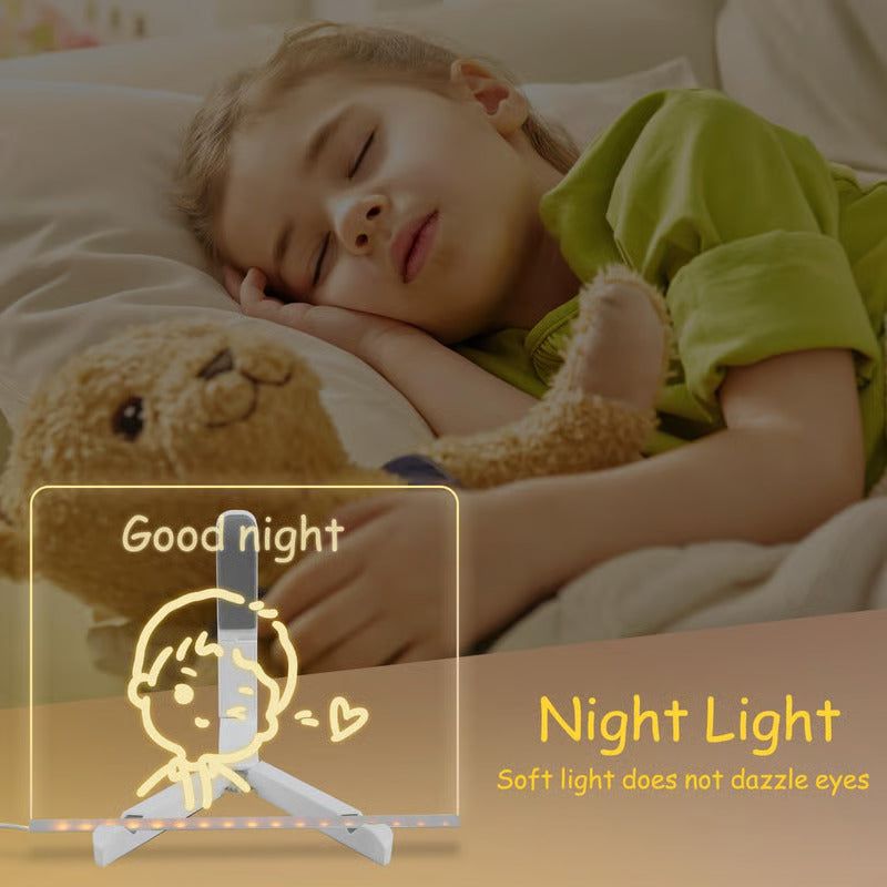 Daddyclean 3D Rewritable Acrylic LED Message Board DaddyClean